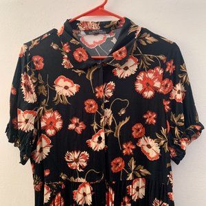 Maxi floral dress/jacket from Zara